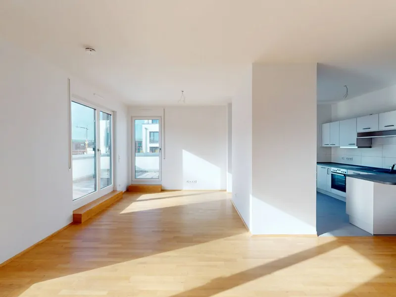 BAU: Großes Single-Apartment mit EBK und Dachterrasse in Berlin-Köpenick — photo 1